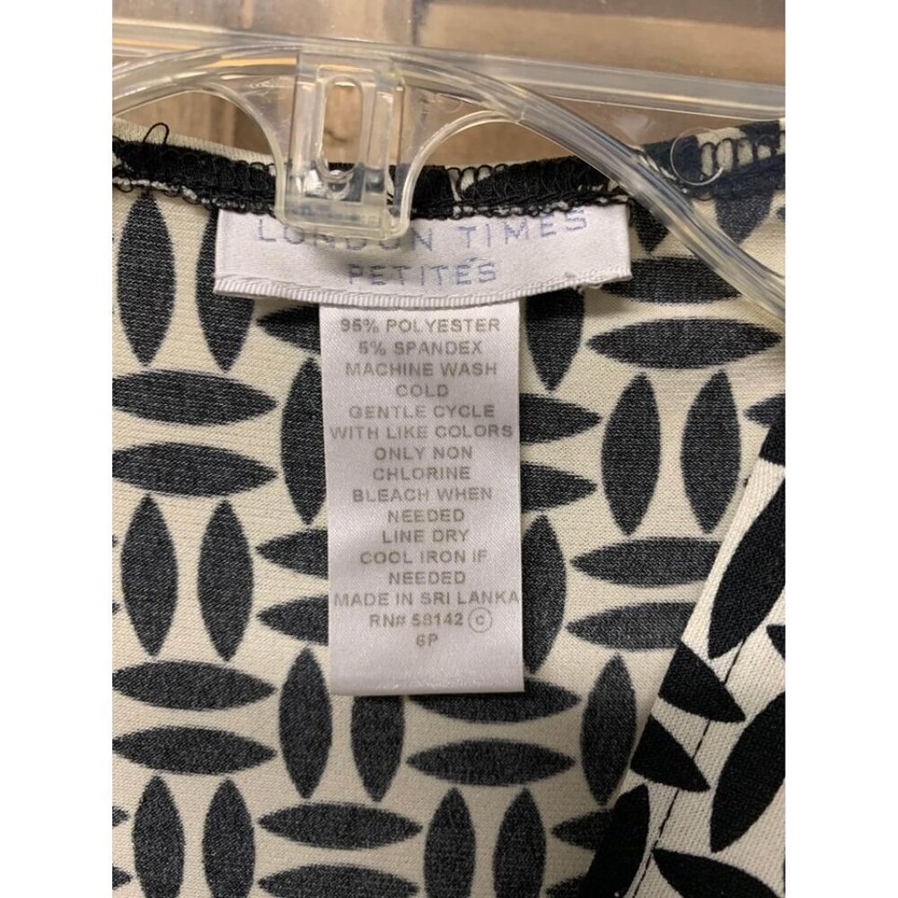 London Times Dress Business Casual Retro Preppy Cocktail Size 6P Petite Women's - Picture 5 of 5